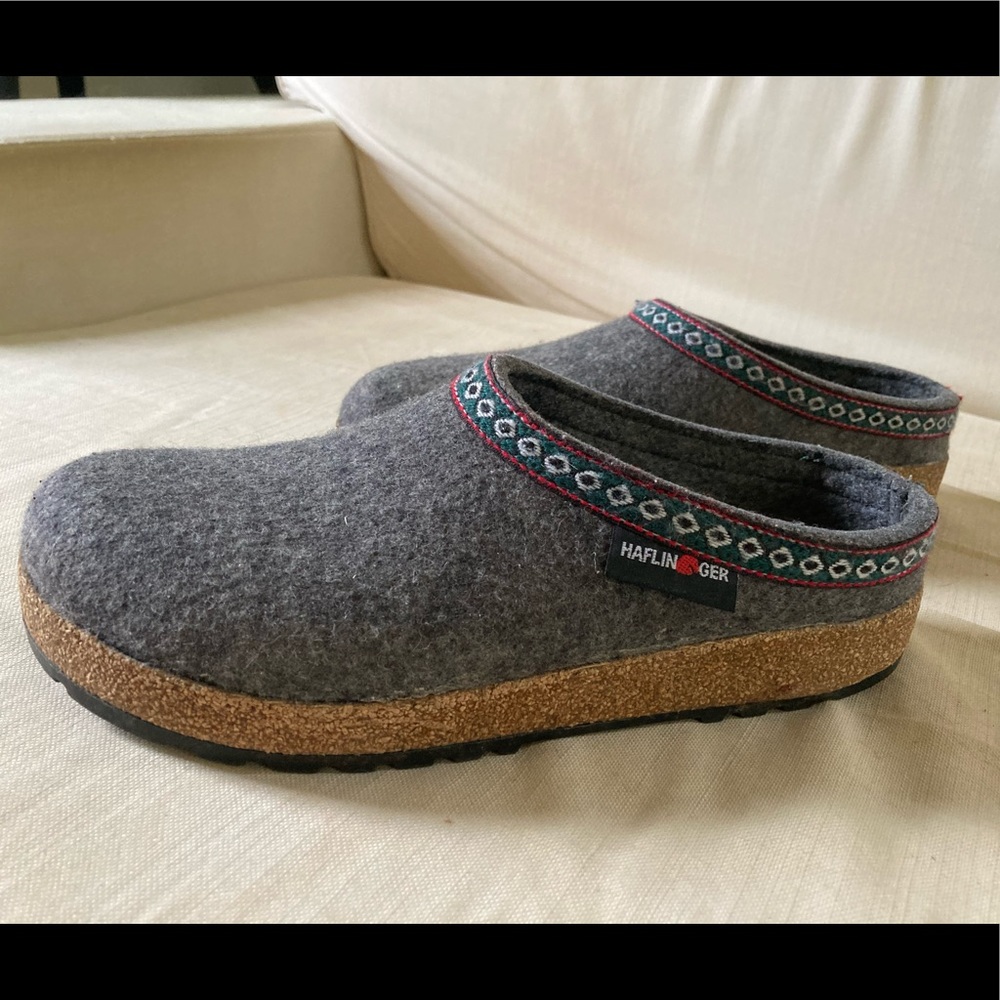 Haflinger gray clogs size 9.5 (UK40)